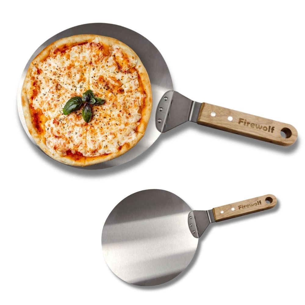 Pizzaschieber mit folie @www.effesto.store Pala per pizza con tappeti